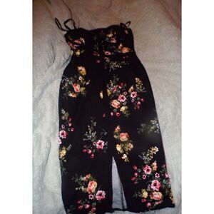 Material Girl size med floral print tube dress spaghetti straps
